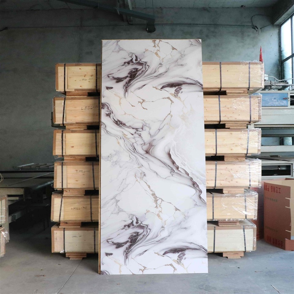 Artificial Imitation White Marble Alternative Wall Panel factory
