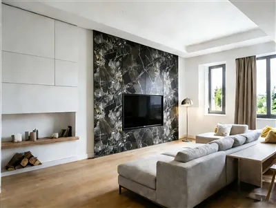 Ympäristöystävällisen-vedenpitävän, korkeakiiltävän PVC-marmorilevyn edut